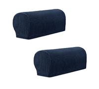VIKAUL Armrest Covers Stretch Armchair Slipcovers Set of 2 Arm Caps Anti-Slip Arm Rest Covers Sofa Chair Arm Caps Furniture Protector for Chair, Recliner, Sofa,Navy