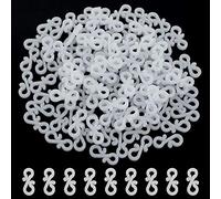 Vikdio 60 Pcs Gutter Hooks for Outdoor String Lights, Gutter Clips for Fixing Christmas Icicle Lights String Lights on Halloween Xmas Decorations Outdoor Garden Tree Window