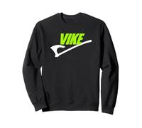 Vike Viking Battle Axe 2 Color Print Funny Sweatshirt