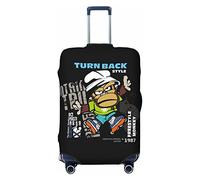 Vikeiac Highly Elastic Spandex Suitcase Cover Luggage Cover Protector Large Fits 25 to 28 Inch Turn Back Style Monkey Freestyl Prints