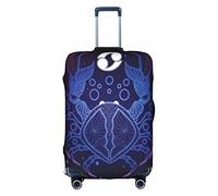 Vikeiac Travel Luggage Cover Cancer Zodiac Horoscope Symbol Women Girls Suitcase Cover for 18-32 Inch