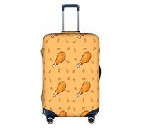 Vikeiac Travel Luggage Cover Fried Chicken Pattern Women Girls Suitcase Cover for 18-32 Inch