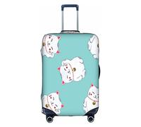 Vikeiac Travel Luggage Cover Japanese Lucky Cat Cartoon Suitcase Cover for 18-32 Inch