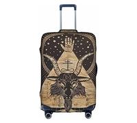 Vikeiac Travel Luggage Cover Mystical Occult Satanic Art Women Girls Suitcase Cover for 18-32 Inch