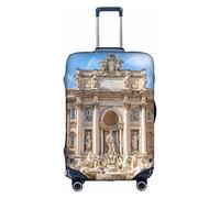 Vikeiac Trevi Fountain Rome Italy Suitcase Cover Travel Luggage Protector Cover Fits 18-32 Inch Suitcase