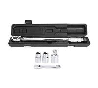 Vikenar Torque Wrench,1/2in 28-210Nm High Precision Preset Ratcheting Spanner Car Repair Tools(With Accessories 1/2in Fixing)
