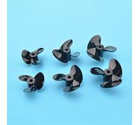 VIKEP 1 Pc High Speed 3mm Prop RC Boat 3 Blades Propeller High Toughness Positive Reverse 3 Blades Paddle Fit For Rc Racing Boat (Color : D26mm Reverse)