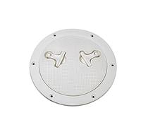 VIKEP 10 Inch Deck Plate Corrosion Resistant Marine Access Boat Inspection Hatch Cover Plate Fit For Marine Boating Water Sport