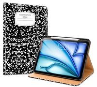 VIKESI Case for iPad Air 13 inch (M3) 2025 / (M2) 2024,Premium Leather Folio,Apple Pencil Holder,Auto Sleep/Wake,Stand Cover - Book