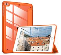 VIKESI for iPad mini 4 5 3 2 1 Case,Clear 7.9 inch iPad mini 1st 2nd 3rd 4th 5th Generation Smart Cover [Support Auto Sleep/Wake] - Orange