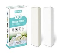 VIKEYTIM Epoxy Putty, 120g Quick Leak Repair Epoxy Putty Plastic, Ceramic, Acrylic, Metal, Stone, Wood, Glass Bonding and Repair Putty Stick (White)