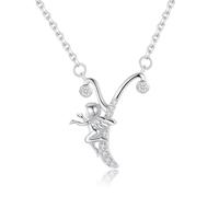 VIKI LYNN Initial Necklace for Women 925 Sterling Silver Alphabets Letter Y and Angel Necklace