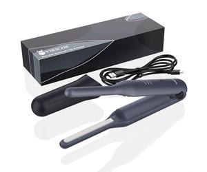 VIKICON Beard Straightener for Men, Cordless Pencil Straightener, Rechargeable Mini Hair Straightener, 3 Heat Settings, Portable 2 in 1 Straightener and Curler