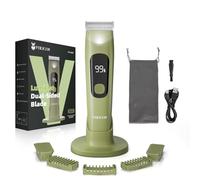 VIKICON Body Trimmer Men, Painless Pubic & Balls Trimmer, Body Shavers Groomer, IPX7 Waterproof Electric Razor Male Grooming Kit USB-C Rechargeable