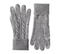 VIKIDEER Touchscreen 100% Pure Cashmere Gloves Women Ladies Soft Knit and Long Ribbed Cuffs, Dark Grey, One Size