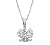 ViKiJi Poland Symbol Eagle Pendant Necklaces for Women Men - Poland Eagle Jewelry - Polish Gifts for Unisex - Fashion Accessories Polska Poles, 17.7 Inches, Zinc, No Gemstone