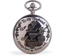 VIKIMO Vintage Quartz Pocket Watch,Quartz Pocket Watch with Chain, 1 Pc Silver Quartz Pocket Watches Vintage Chain Pocket Watch-Gold (Color : Gold) (Color : Onecolor)