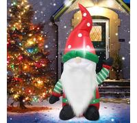 VIKIMORA 5FT St Patrick's Day Inflatable Gnomes Decorations,Holiday Outdoor Blow up Decor with LED Lights,Perfect for Yard Lawn Garden Christmas Elf Celebrations