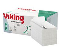 Viking 100% Recycled Hand Towel V-fold Natural 2 Ply 25x23 cm 3750 sheets