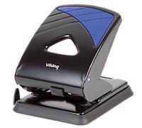 Viking 2 Holes Hole Punch Metal 40 Sheets 98W0 Black, Blue