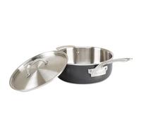 Viking 5-Ply Hard Stainless Sauté Pan with Hard Anodized Exterior, 4 Quart
