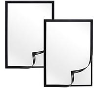Viking A3 Display Frame Adhesive Black Plastic 1292061 32.5 (W) x 0.4 (D) x 44.8 (H) cm Pack of 2