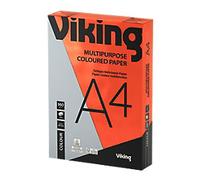 Viking A4 Coloured Paper Bright Red 160 gsm 250 Sheets
