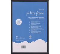 Viking A4 Picture Frame Hanging Black Aluminium 4820931 29.7 (W) x 21 (H) cm Pack of 2