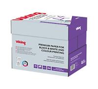 Viking Advanced Colour Printing Premium A4 Printer Paper 80 gsm Smooth Brilliant White 169 CIE 500 Sheets Pack of 5