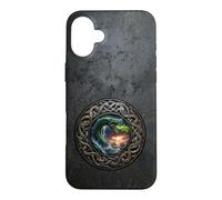 Viking Age Epic Style - Jormungandr Midgard Serpent Case for iPhone 16 Plus