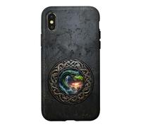 Viking Age Epic Style - Jormungandr Midgard Serpent Case for iPhone X/XS