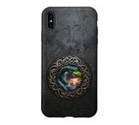 Viking Age Epic Style - Jormungandr Midgard Serpent Case for iPhone XS Max