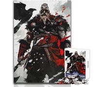 Viking And The Crow Jigsaw Puzzle 1000 Cognitive Development Fun Game Special Thoughtful Celebration Present Size 50x75cm