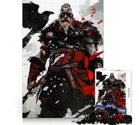 Viking And The Crow Jigsaw Puzzles for Adults1000 Pieces Mental Exercise Tranquil Escape Snug Lock Nice Gift (38x26cm)