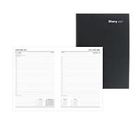 Viking Appointment Diary 2027 A5 1 Day per page English Black 5108579