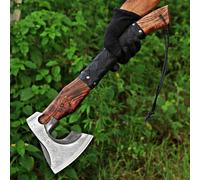 Viking Axe, Carbon Steel Viking Axe, Personalized Viking Axe In Hand Forged For Wall Decoration, Custom Made Viking Axe For Camping, Axe