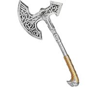 Viking Axe Prop,Plastic Toy Axe Viking Costume Accessories,Halloween Pirate Axe Cosplay Party (1PCS A)