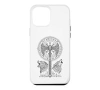 Viking Axe Runes Wolf Bear Spirit Animal Norse Mythology Case for iPhone 12 Pro Max