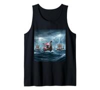Viking Axolotl Raiding The High Seas Tank Top