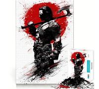 Viking Berserk Jigsaw Puzzle 1000 Recall Fun Play Advanced Laser Cutting Tech Holiday Indoor Entertainment Toy (38x26cm)