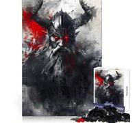 Viking Berserk Warrior Jigsaw Puzzles for Adults1000 Piece Mind Training Cozy Downtime Laser Cut Joyful Xmas (38x52cm)