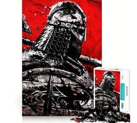 Viking Berserker Jigsaw Puzzle 1000 Think Boost Game Tight Lock No Loose Pieces Interactive Brain Challenge for Home (50x75cm)