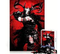 Viking Berserker Jigsaw Puzzle for Teenagers 1000 Pieces Thought Training Soft Distraction Uniform Cut Holiday Present (50x75cm)