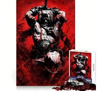 Viking Berserker Puzzle for Teenagers 1000 Pieces Thinking Skill Restful Activity Neat Edges Xmas Present (38x26cm)
