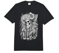 Viking Berserker Skeleton Axe Warrior Comfort Colors Adult Heavyweight T-Shirt