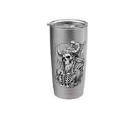 Viking Berserker Skeleton Axe Warrior Stainless Steel Insulated Tumbler