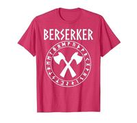 Viking Berserker T-Shirt T-Shirt, Men, Red Heather, Medium