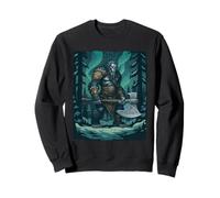 Viking Bigfoot - Sasquatch Yeti Cryptids Sweatshirt