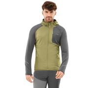 Viking Birger Hooded Midlayer: Olive/Grey: M Size: M, Colour: Olive/Gr