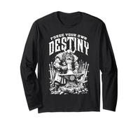 Viking Blacksmith Warrior Sword Forge Your Own Destiny Long Sleeve T-Shirt